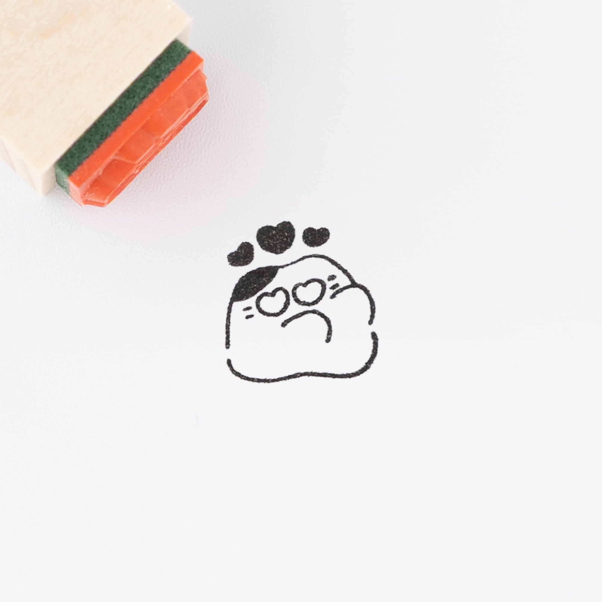 【きもちのはんこ】ラブなきもち_みけ | はんこ