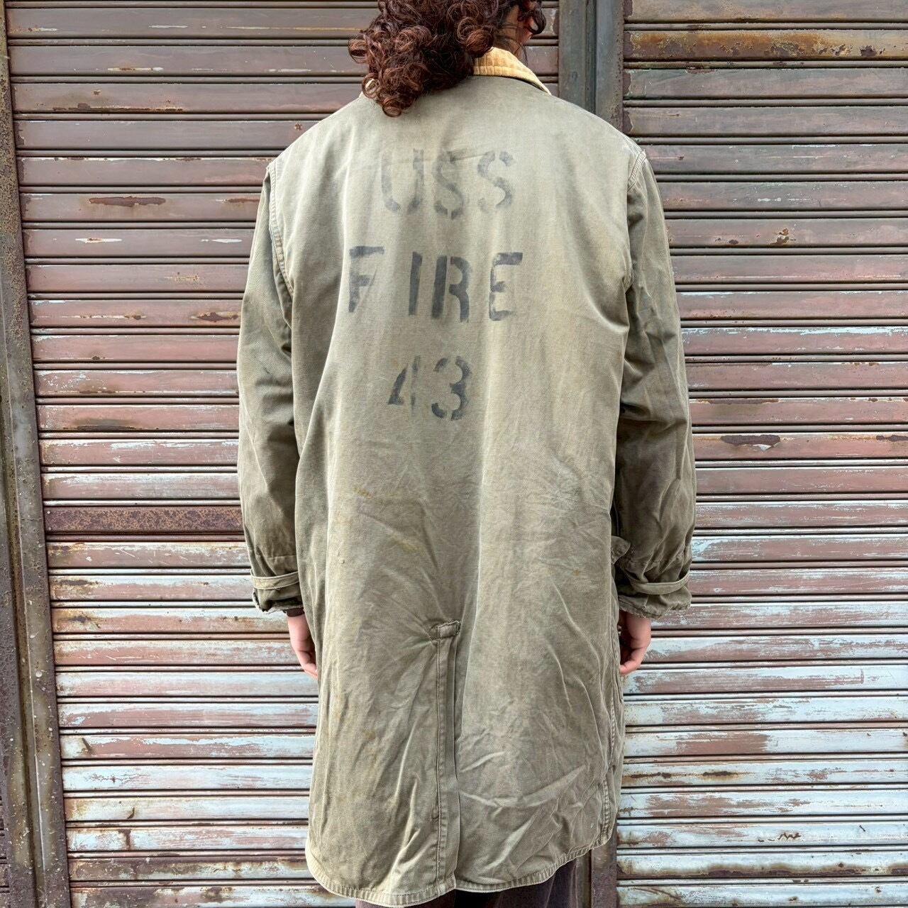 40s〜50sヴィンテージミリタリーファイヤーマンジャケット オリーブ