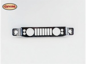 ジムニー JA12/22　ハマーグリルフェイス　ステンレス製　運転席・助手席ドア　インナーグリップSET