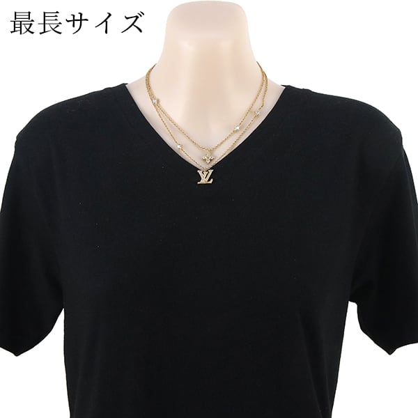 New LOUIS VUITTON ルイヴィトン ネックレス レディ LV M01845 メタル