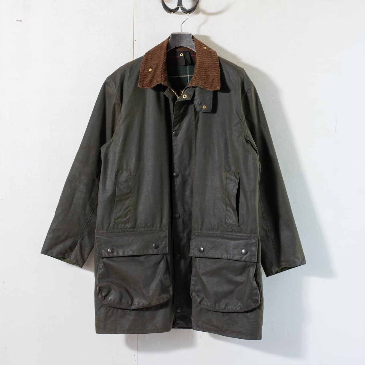 ヴィンテージBEAUFORT名品Britishwax-jacket market British Wax