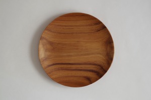 TEAK WOOD MINI PLATE L　チーク ミニ プレート L