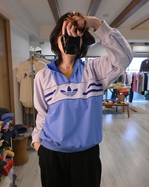 90s adidas HOODED TRACK JACKET