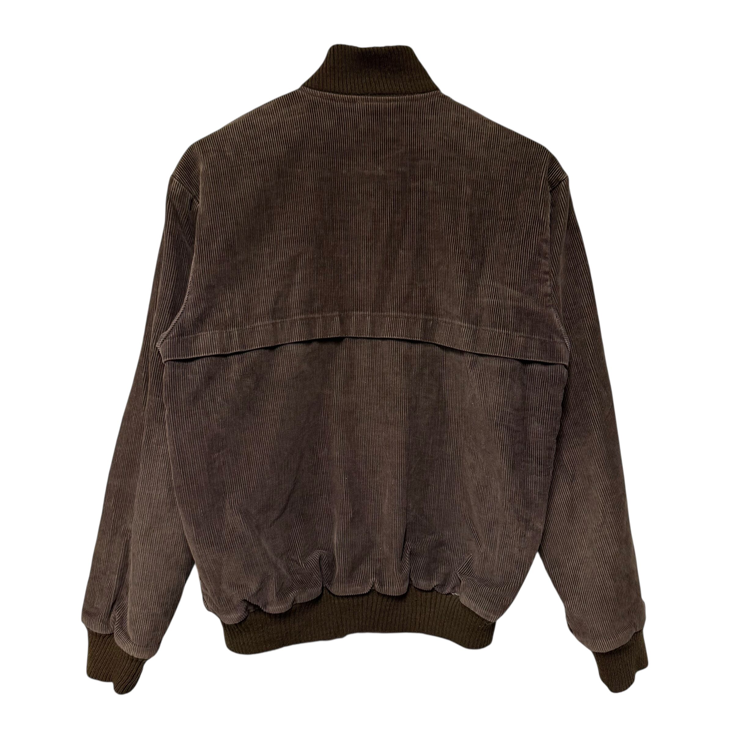 80s ブラウン コーデュロイ ジップアップ ジャケット Mサイズ ヴィンテージ 80s ブラウン コーデュロイ ジップアップ ジャケット Mサイズ