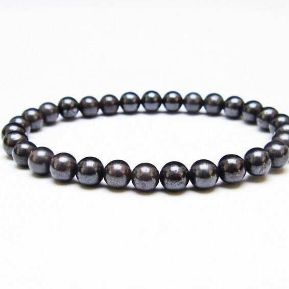 スギライト ブレスレット 6mm ブラックスギライト ブレス 一点物 メール便可 [M便 1/10] 111-42848