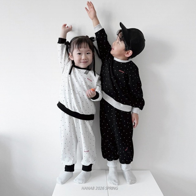 《送料無料》予約:ドットセット【HANAB】※ジュニアサイズ