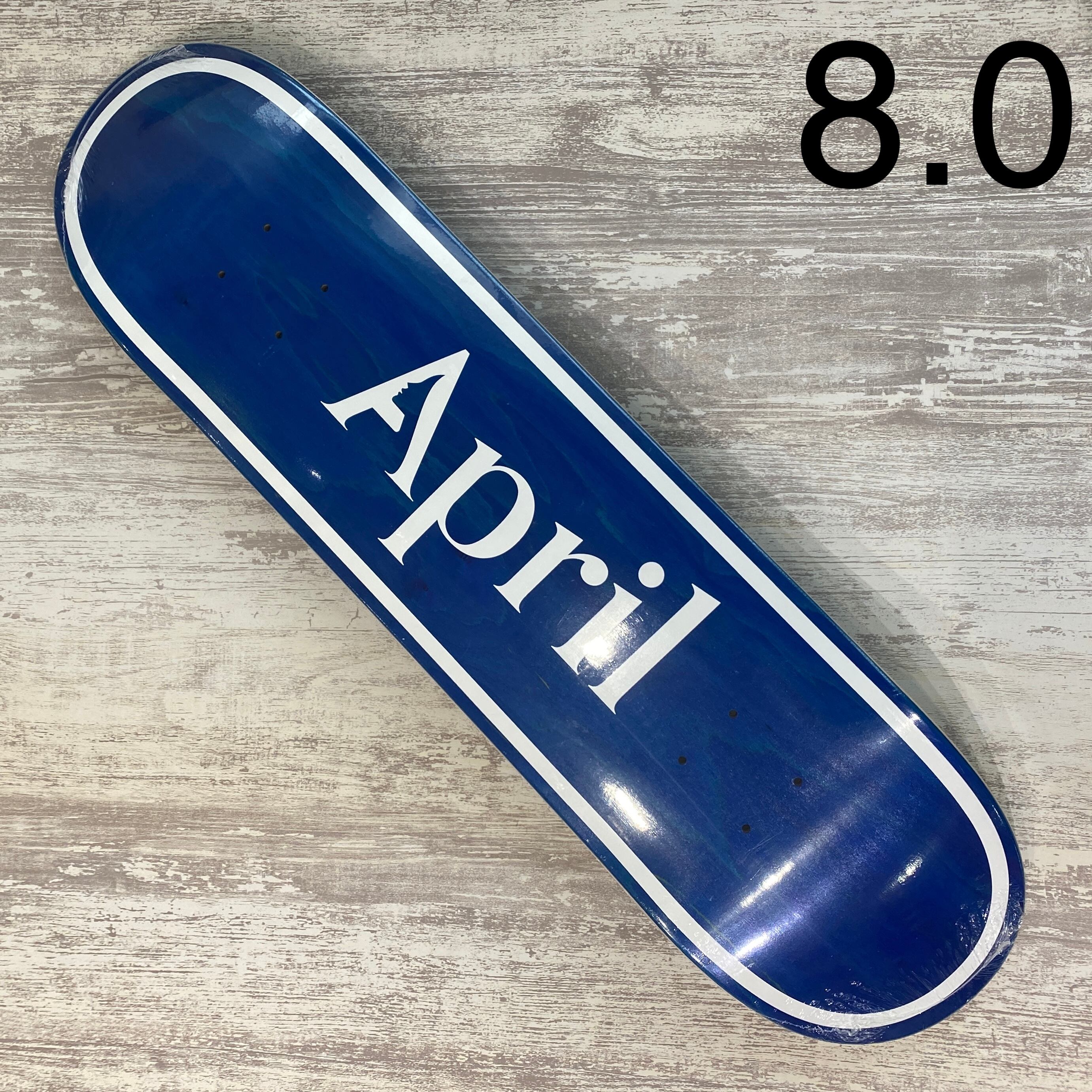 【APRIL】OG LOGO BLUE 8inch