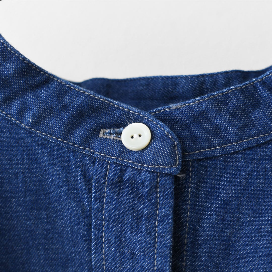 MidiUmi [ミディウミ] tuck sleeve denim shirt [3-739959] タック
