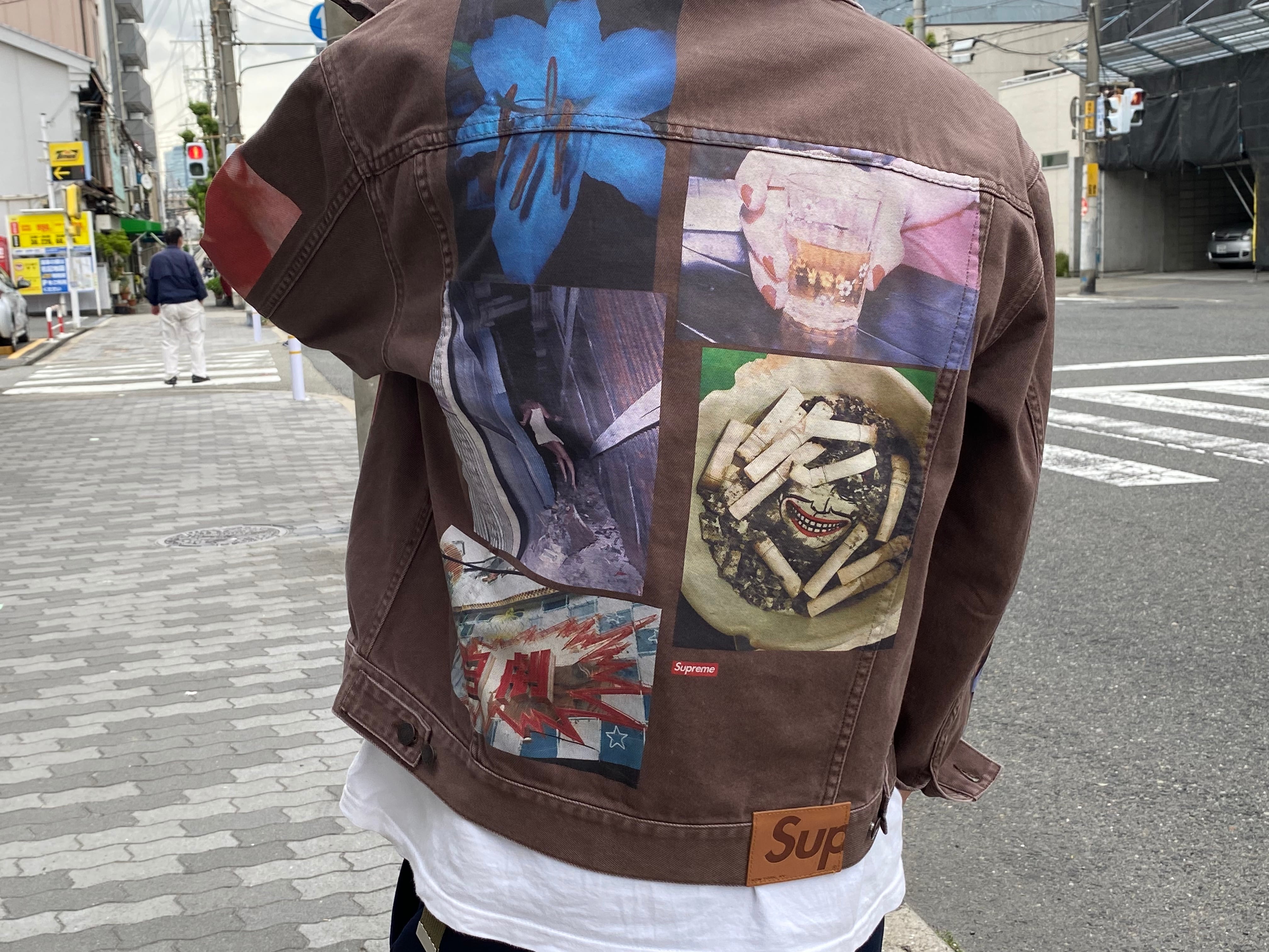 Supreme 22SS × DAIDO MORIYAMA DENIM TRUCKER JACKET BROWN XL 135527 