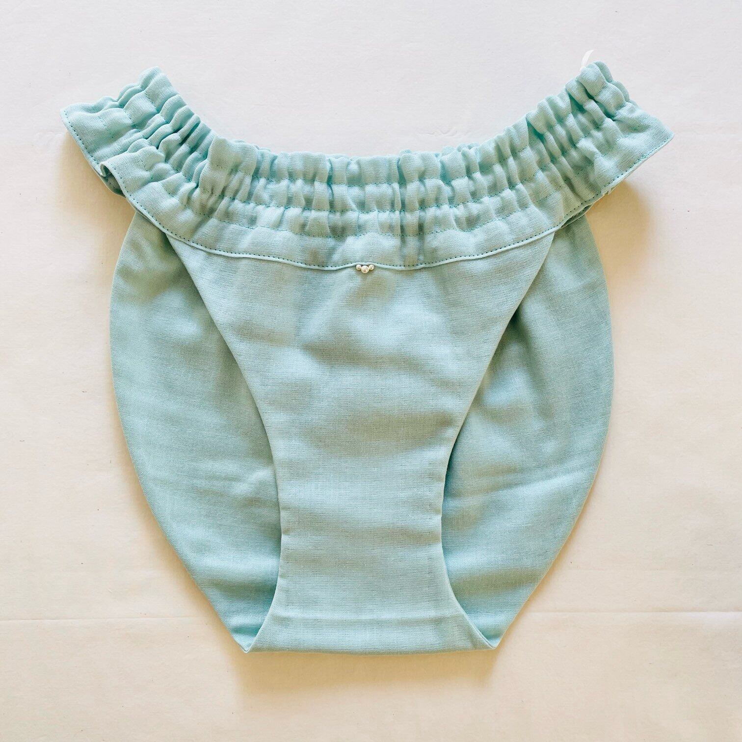 なかぽぽフンティ無地「アンティークミント」