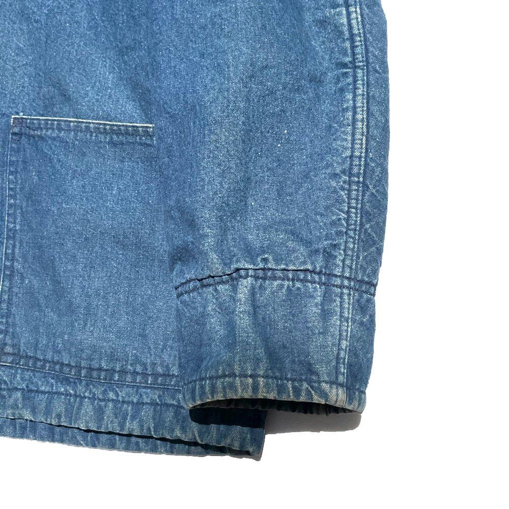 CARTERS] Coverall denim jacket with vintage blanket [1970s