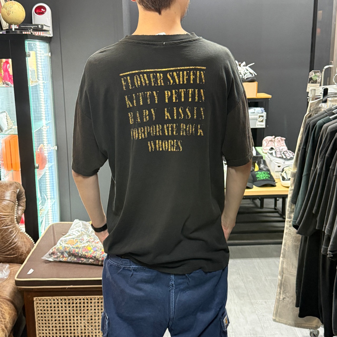 【NIRVANA】ニルヴァーナ "SMILE / FLOWER SNIFFIN" 90's Vintage Tシャツ