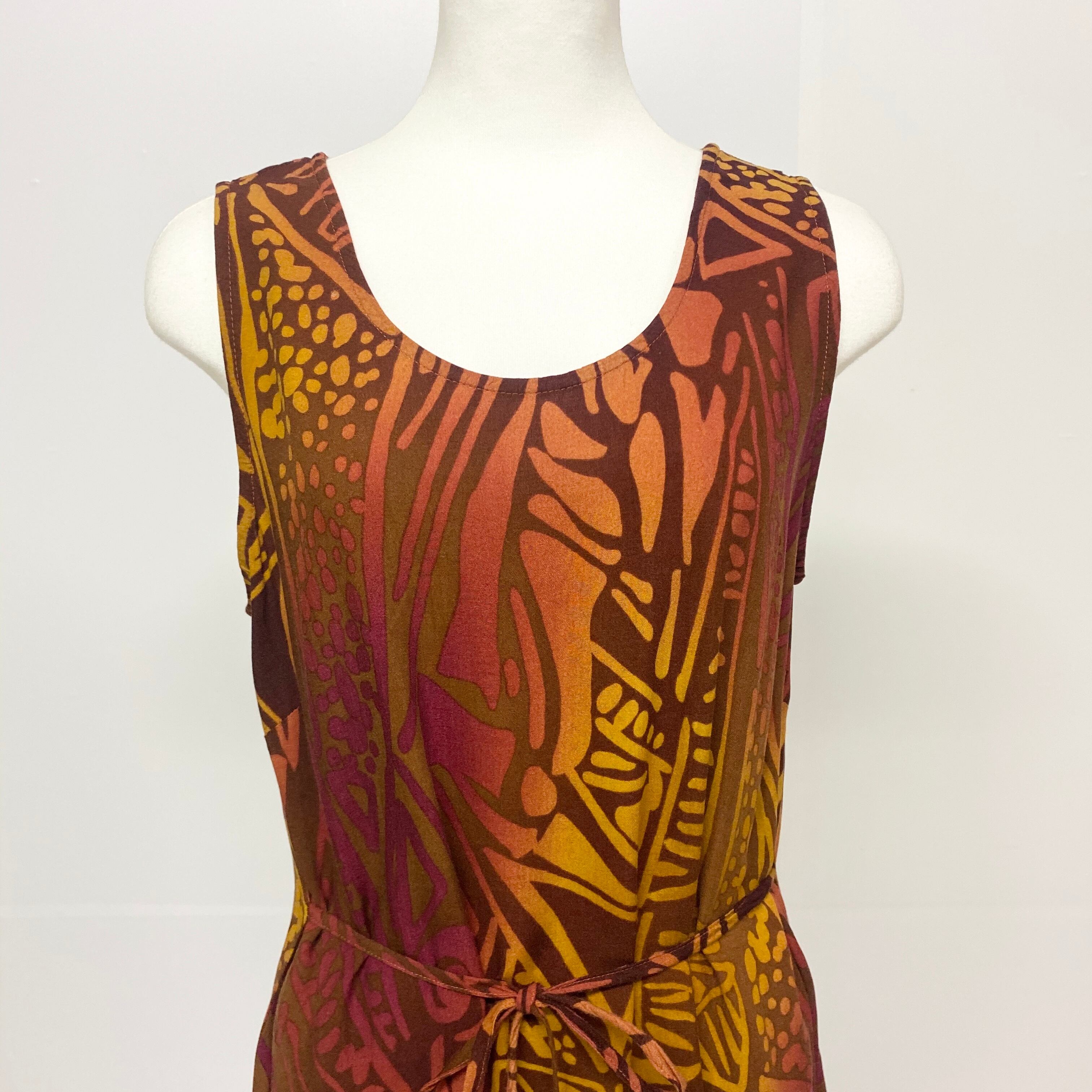 ヴィンテージ 古着 エスニック マキシ ワンピース 刺繍 長袖 一点物 