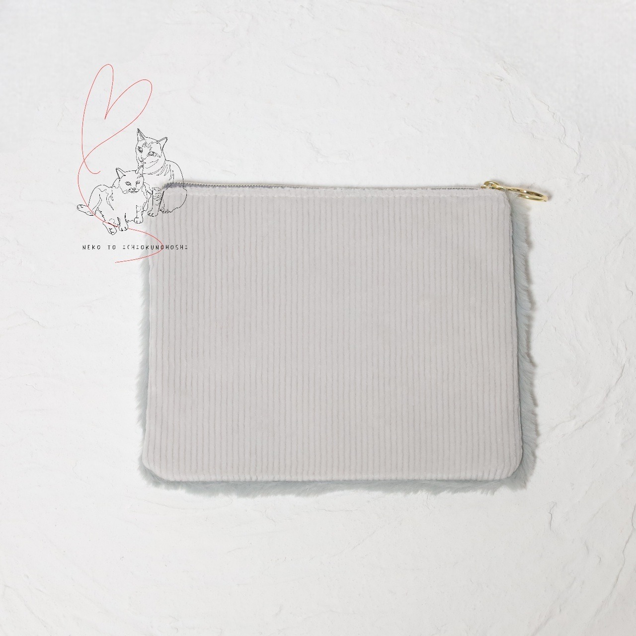 もふもふフラットポーチ　各種