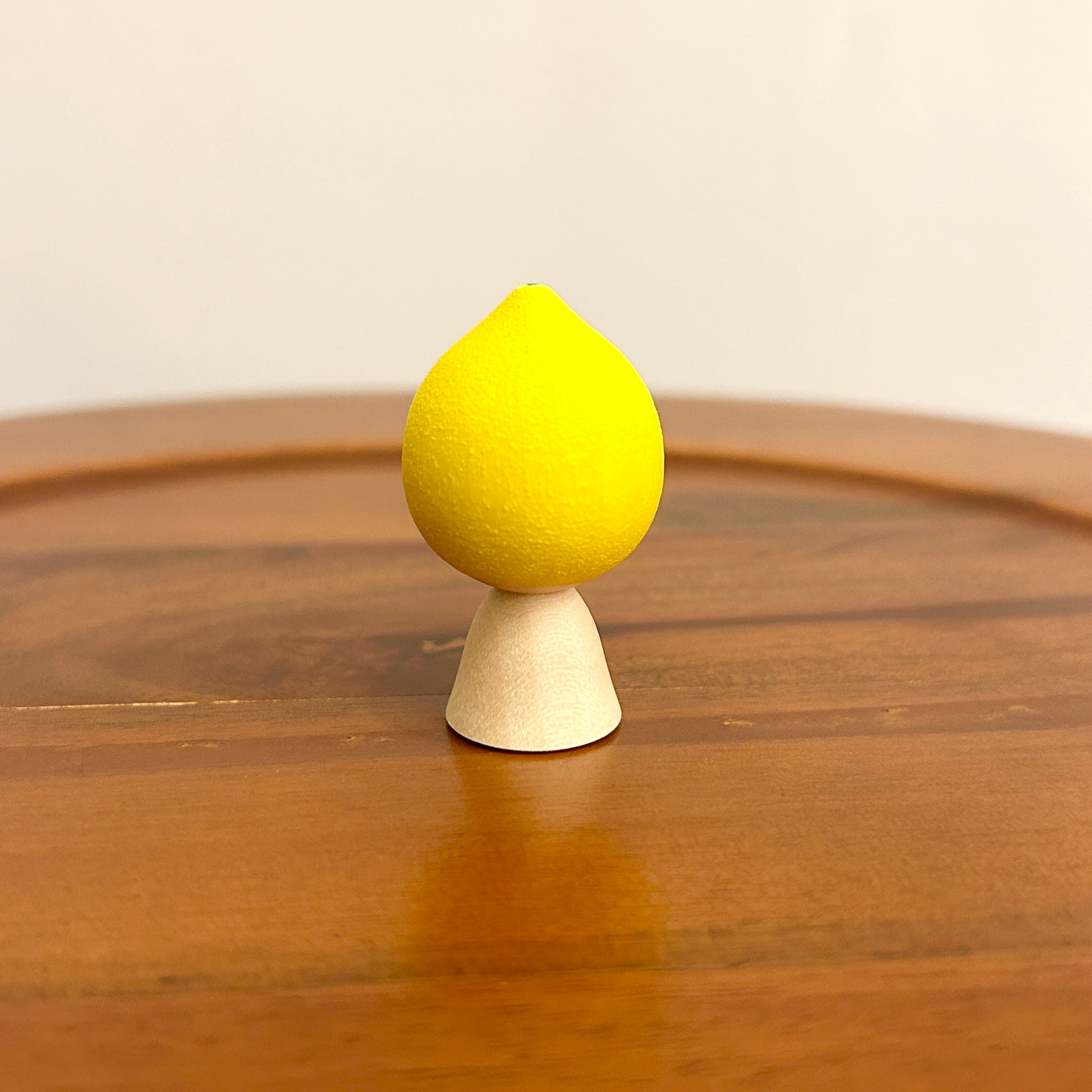 鈴木明工人：作並系】こけし レモン：1.2寸 3.5cm N6AS-225