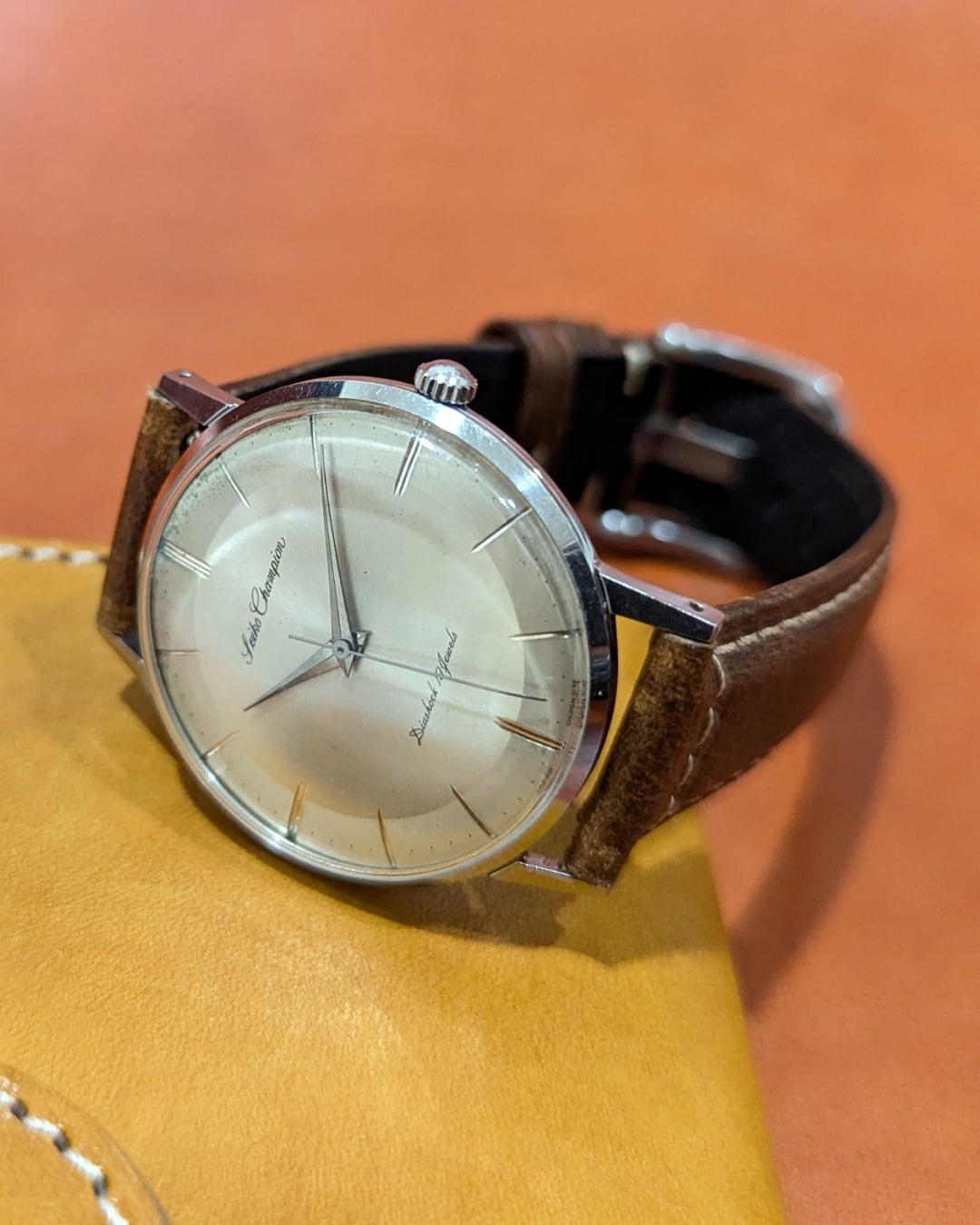 Champion】【J15004E】【美品】SEIKO/セイコー チャンピオン 19石 機械