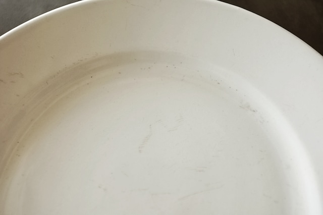 1897s~ Badonviller 白さの満月と白さのプレートc バドンヴィレ アンティーク