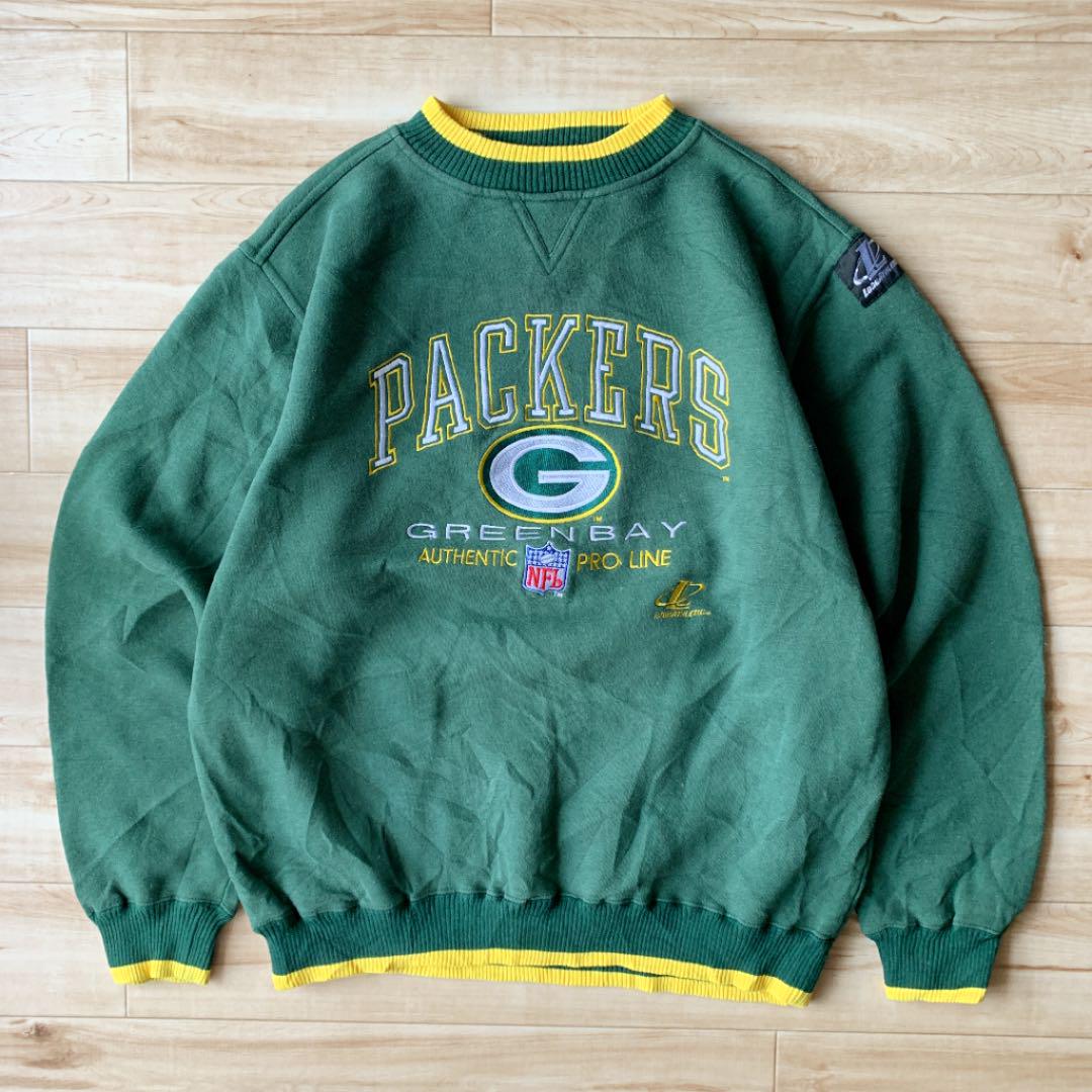 proline製　packers パッカーズ　スウェット　NFL 刺繍