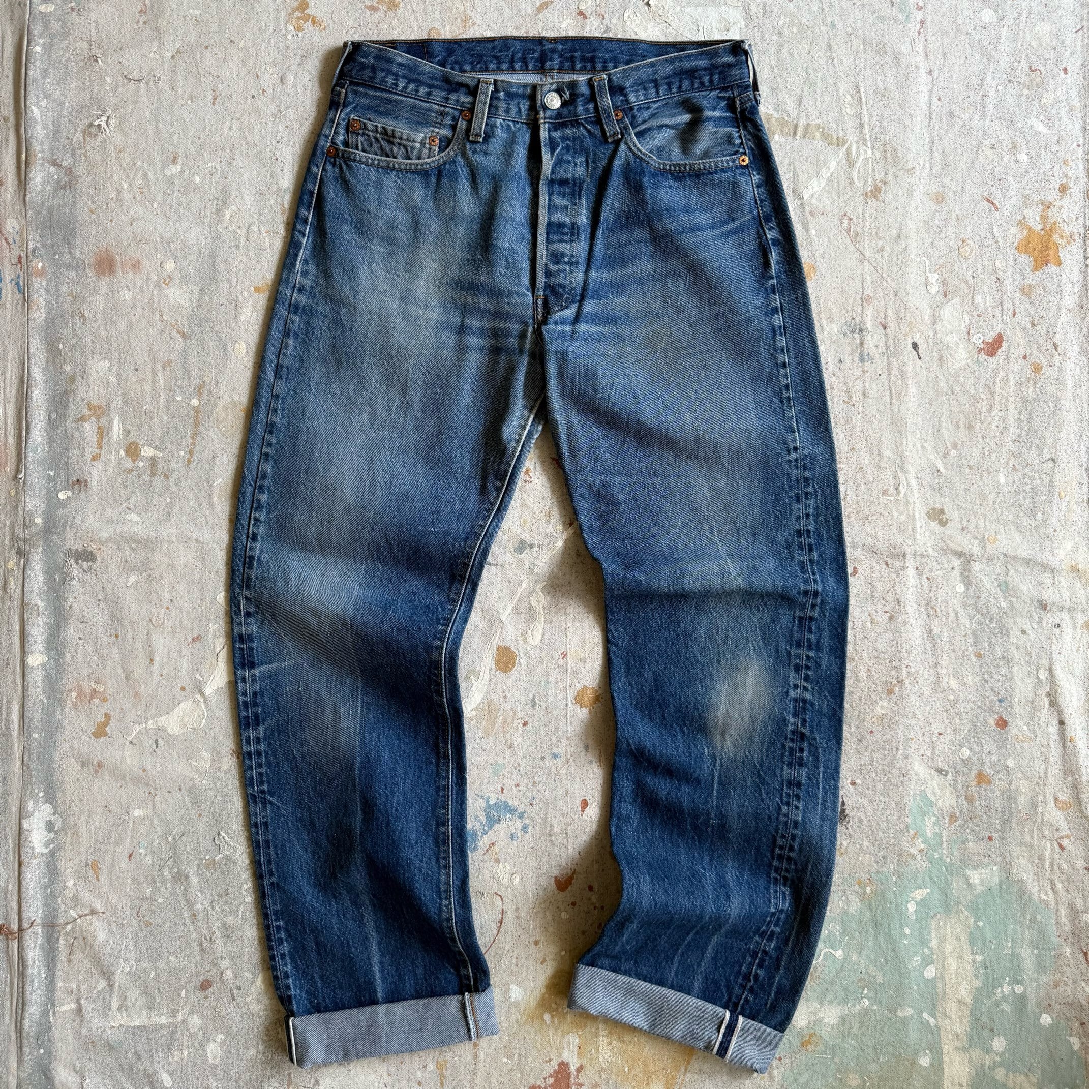 1980s Levi's 501 Red Line W32L33 Z209