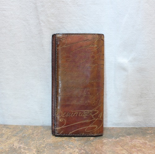 2000000006208 Berluti CALLIGRAPHY LEATHER WALLET MADE IN ITALY/ベルルッティカリグラフィレザー財布