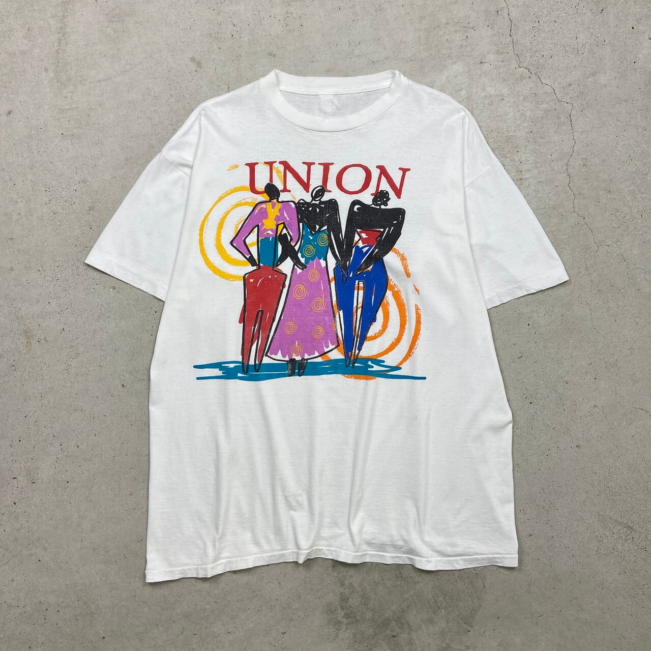 90年代 UNION アート プリントTシャツ ビッグサイズ メンズ2XL相当 