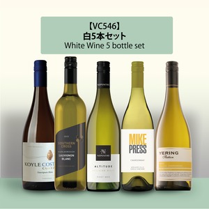 【VC546】 春のおまかせ白5本セット　5 bottle white set