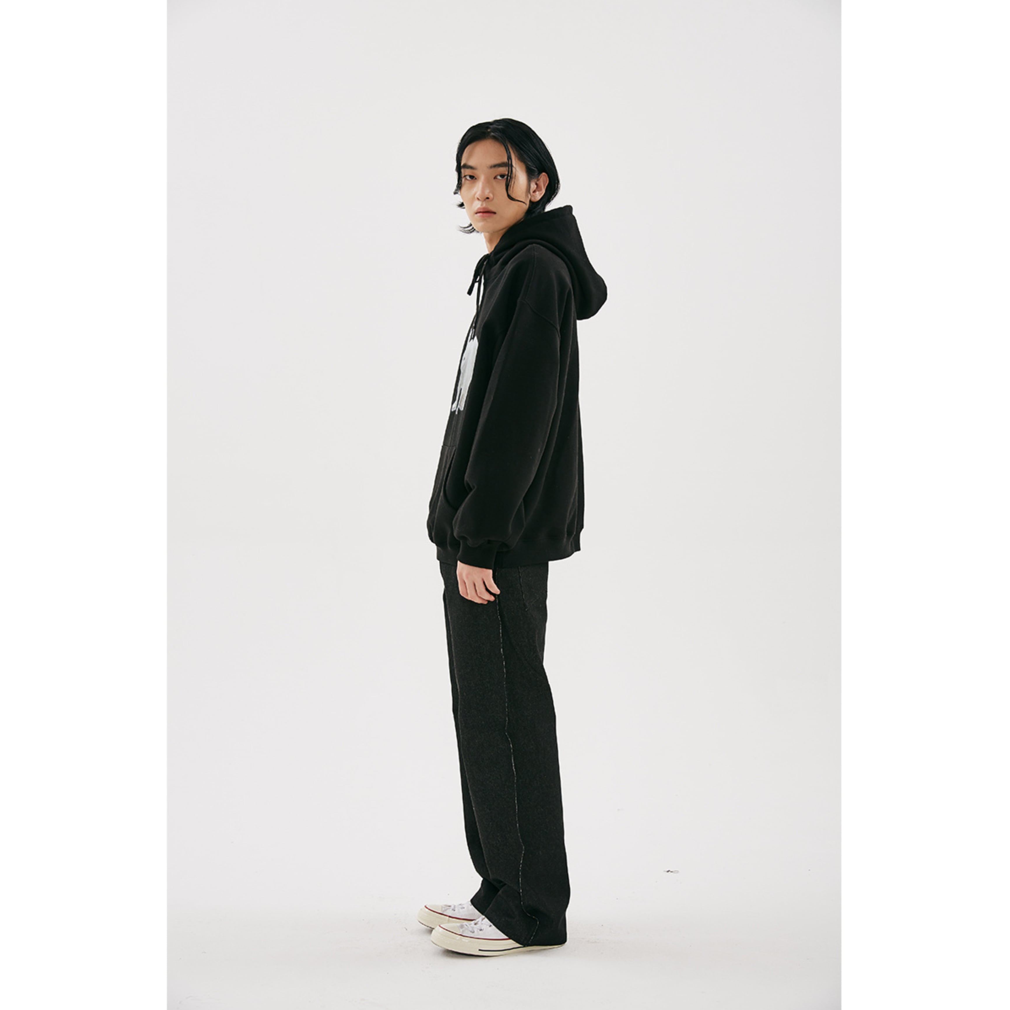 THE COLDEST MOMENT] TCM polar rabbit hoodie (black) 正規品