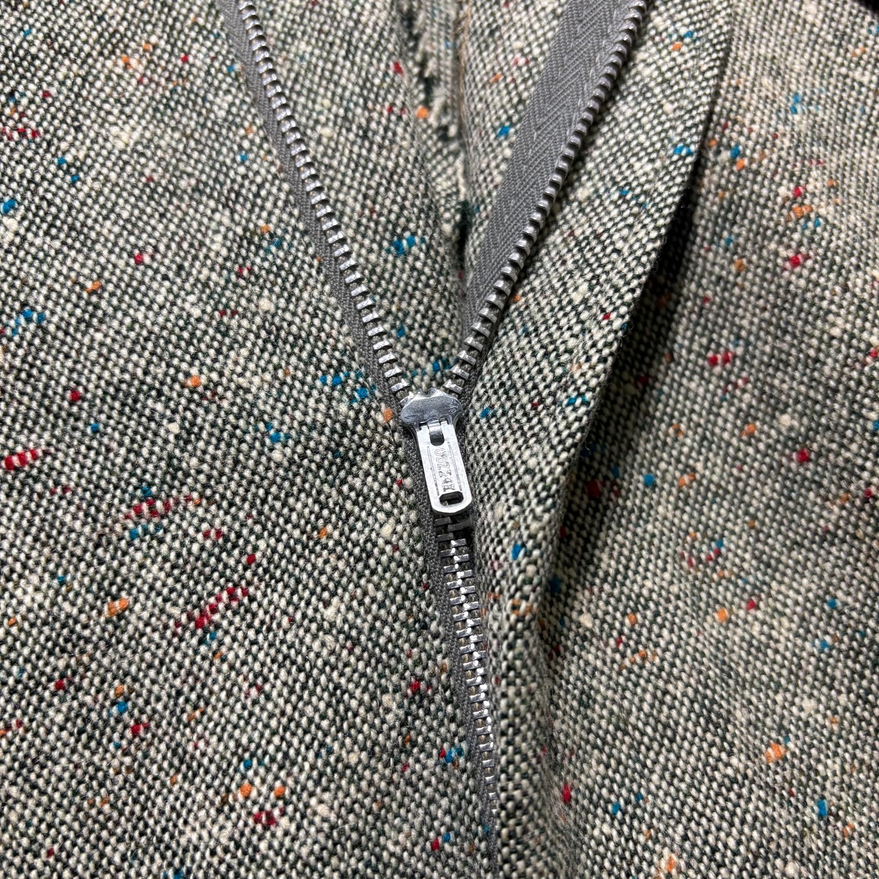 vintage 1960’s multicolor nep tucked wool slacks