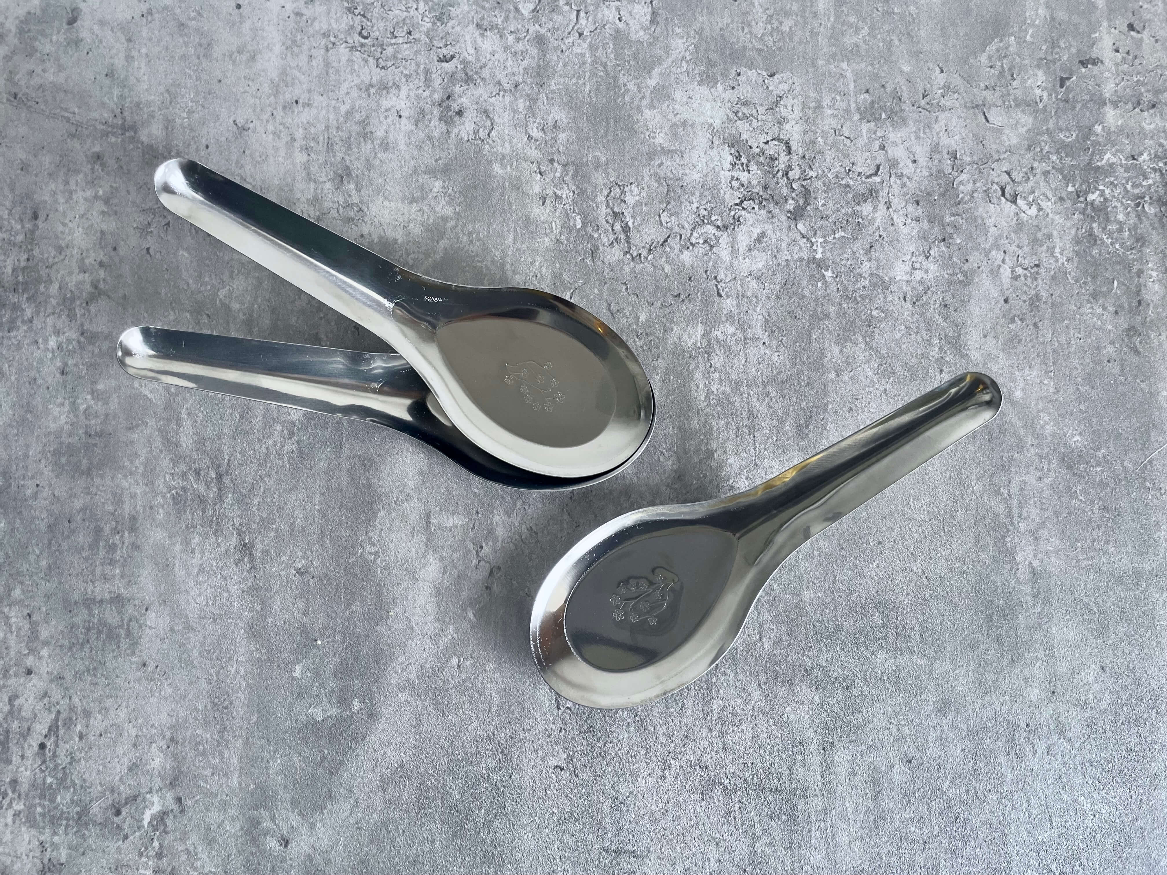 大きなアルミのレンゲ