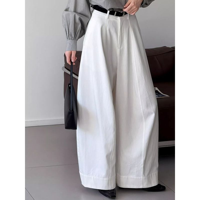 stitch line wide pants 101617 | toujouage