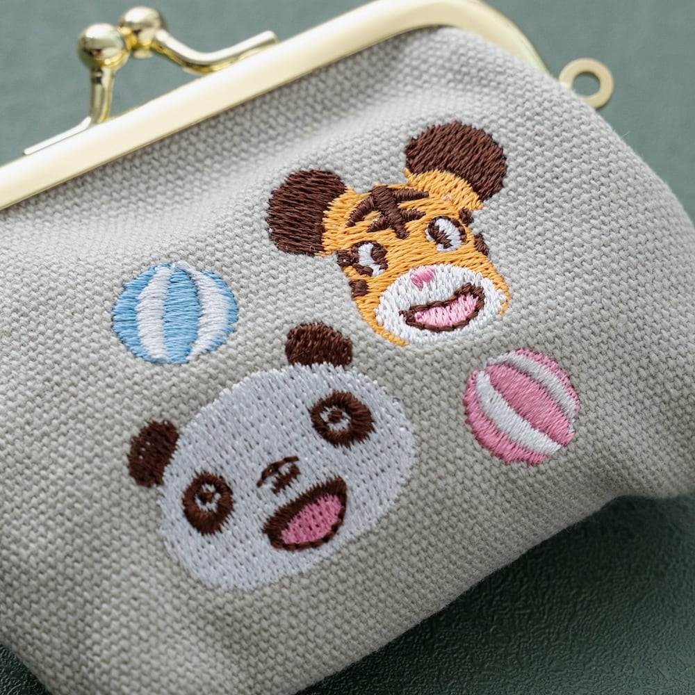 パンダコパンダ 刺繍ミニがま口（8720） | すすのこ商店｜ジブリ