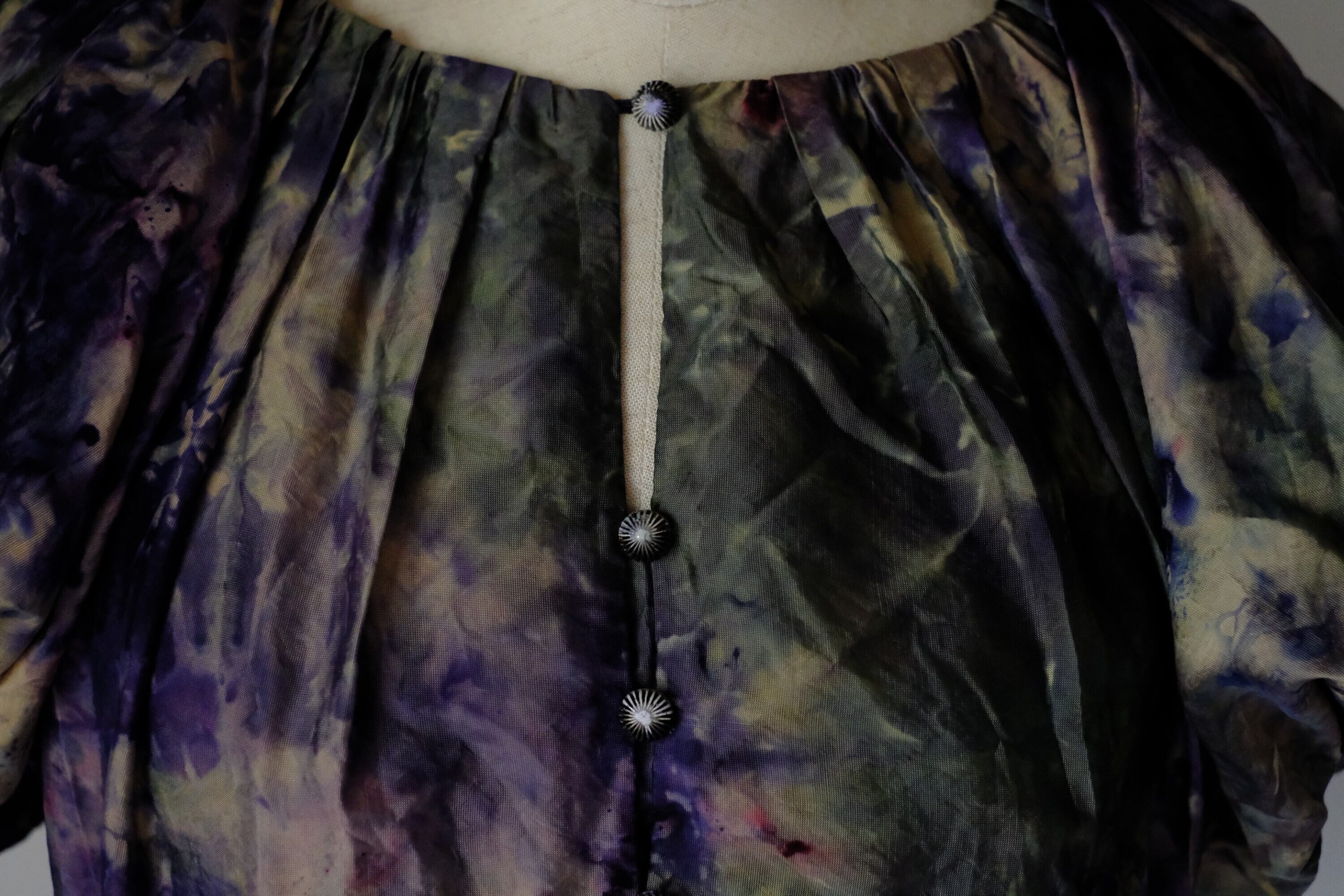 【remake】パフスリーブロングワンピース　u-0175