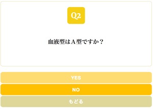 Yes/No Chart YELLOW スタイル