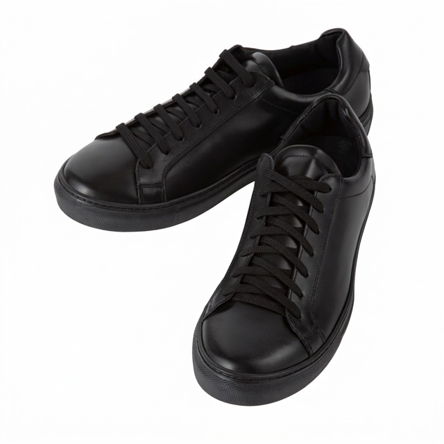 Orobianco BIELLA/3 [ Leather Sneaker ] NERO / NERO