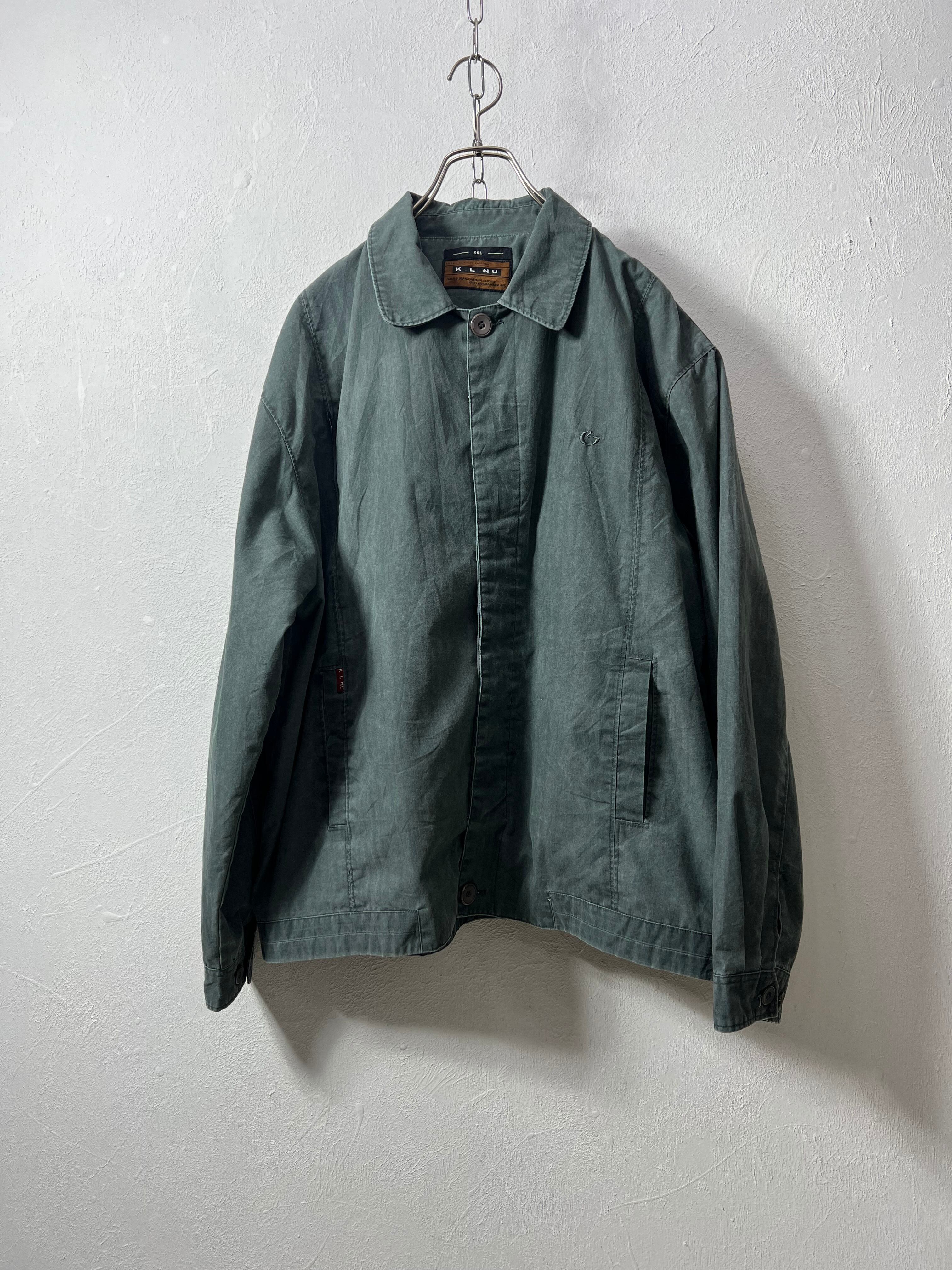 Fade grayish green swing Jacket