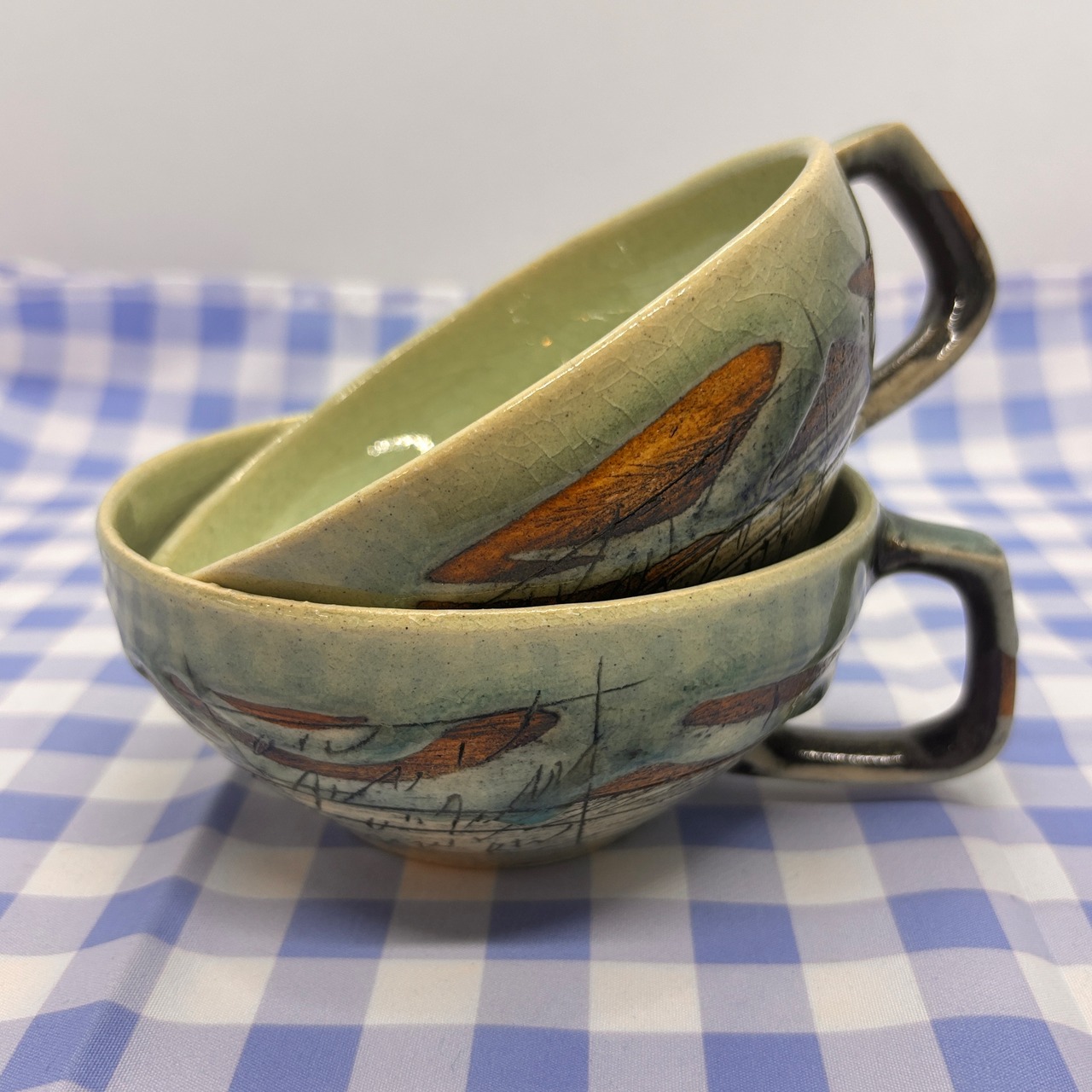 アーティストスープカップ  [カラー: グリーン]