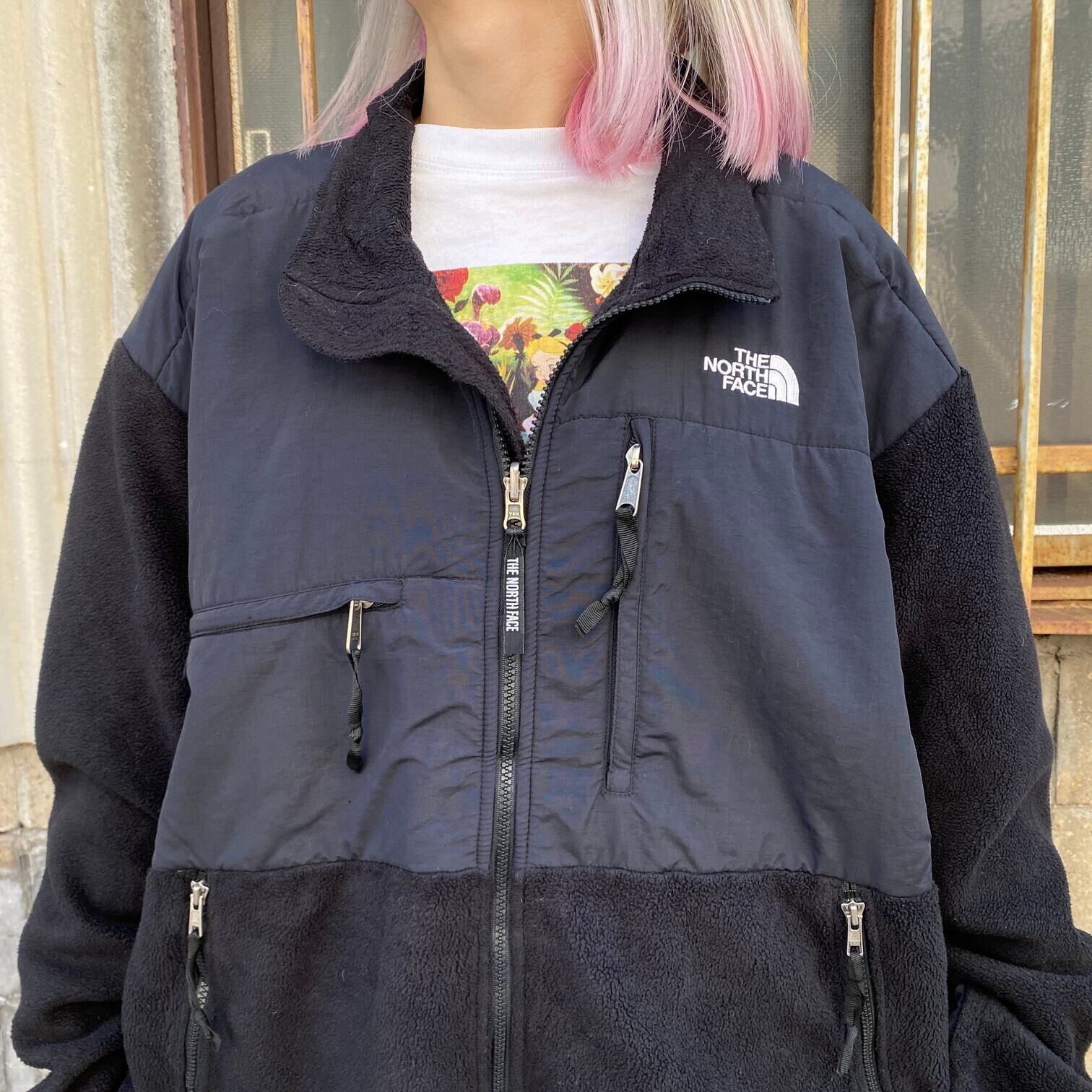 90年代 THE NORTH FACE ザ ノースフェイス デナリジャケット メンズXL 古着 90s ヴィンテージ ビンテージ POLATEC  ナイロン×フリースジャケット ブラック 黒 ポーラテック【アウトドアジャケット】 | cave 古着屋【公式】古着通販サイト