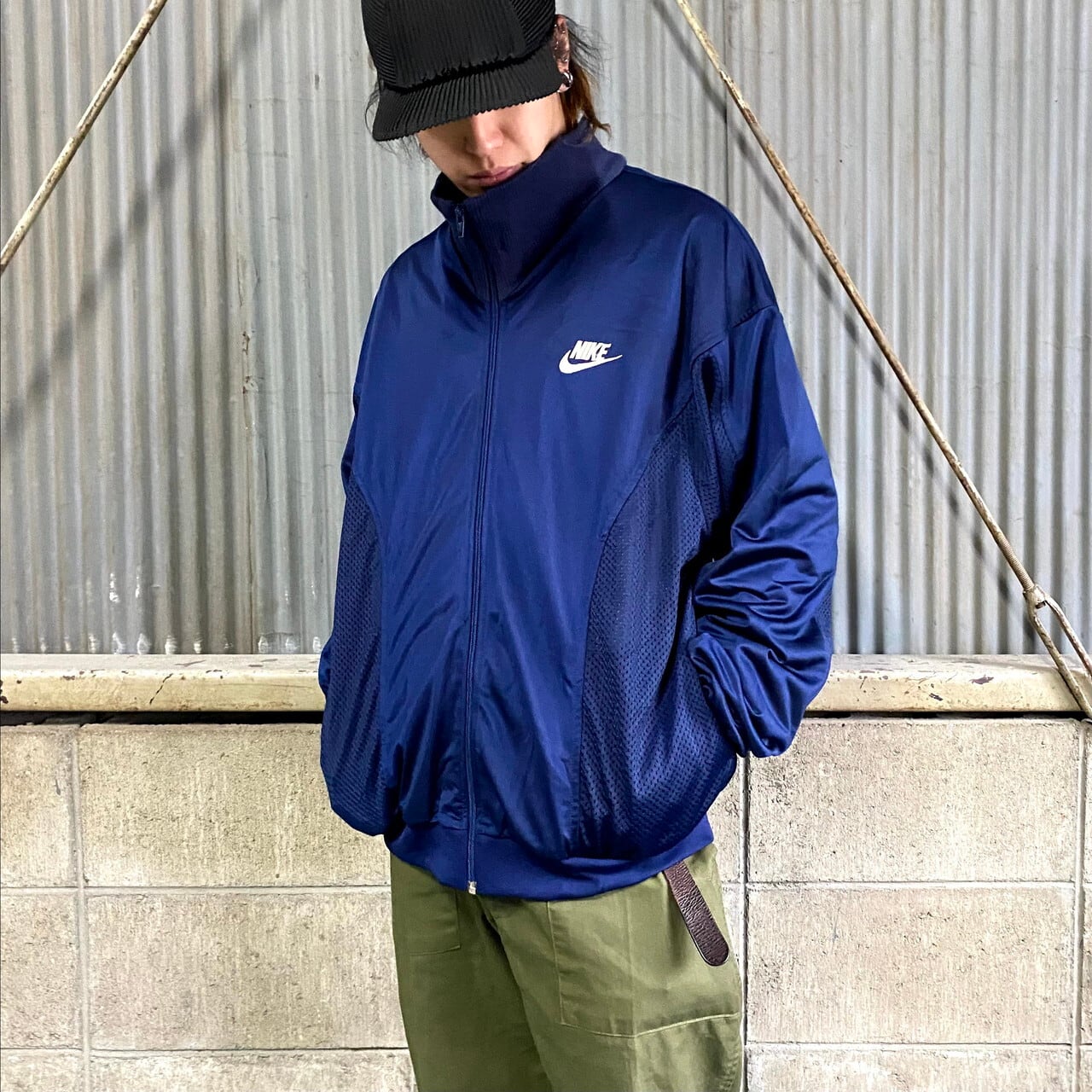 NIKE 90s トラックジャケット NIKE 銀タグ トラックジャージ - ジャージ