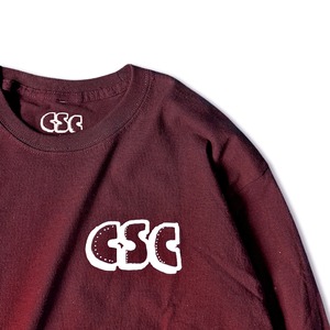 Crenshaw Skate Club | OG LOGO L/S Shirt / Burgundy