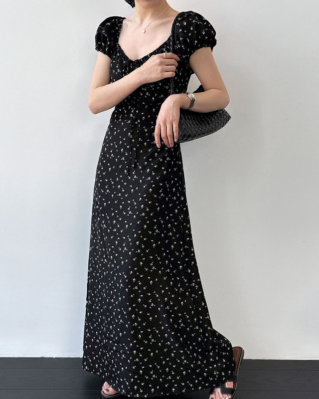 Floral Puff Sleeve Dress