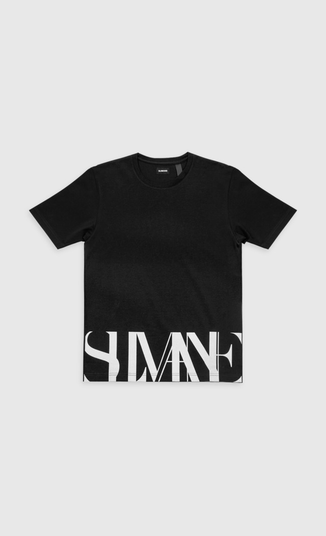 SLIMANE LOGO Tee BLK