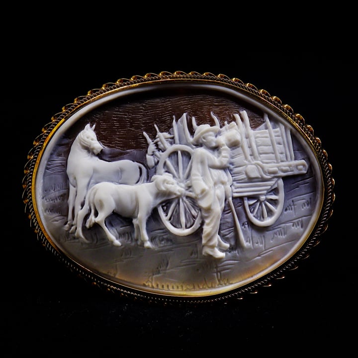 ジョヴァンニ・アメンドーラ作 ”御者の休息”