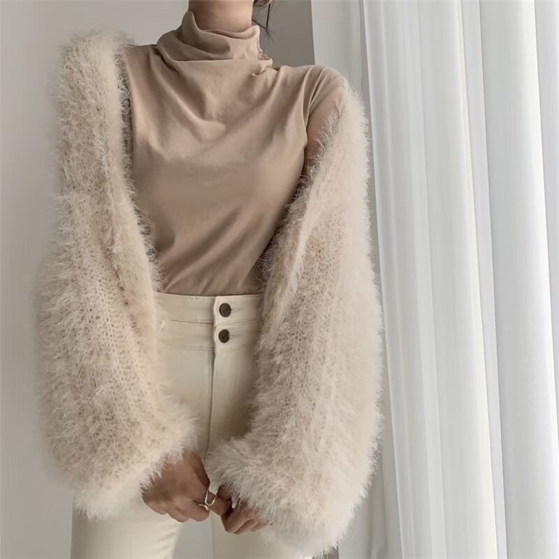 シャギーニット カーディガン AJ11009-2719