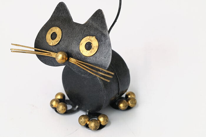 猫カードホルダー(おとぼけクロネコ) | マスノヤ衣料品店・マスノヤ猫