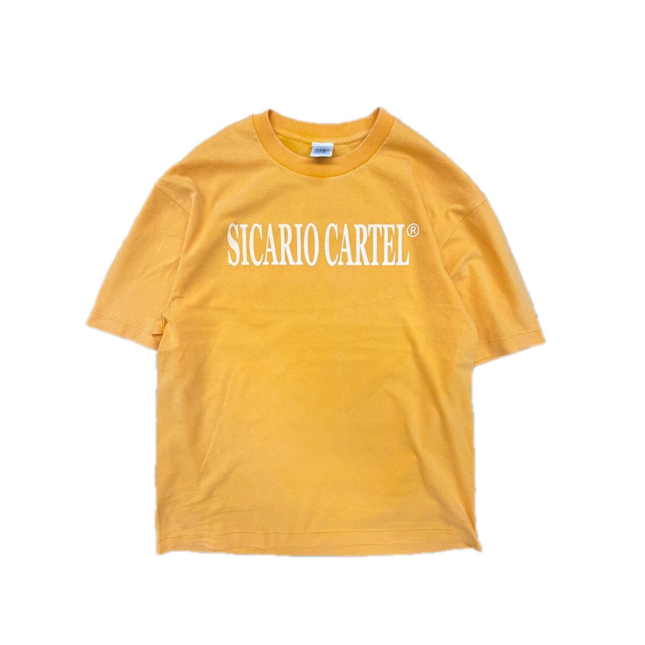 LOGO FADED TEE 6.2oz 黄 | SICARIO CARTEL