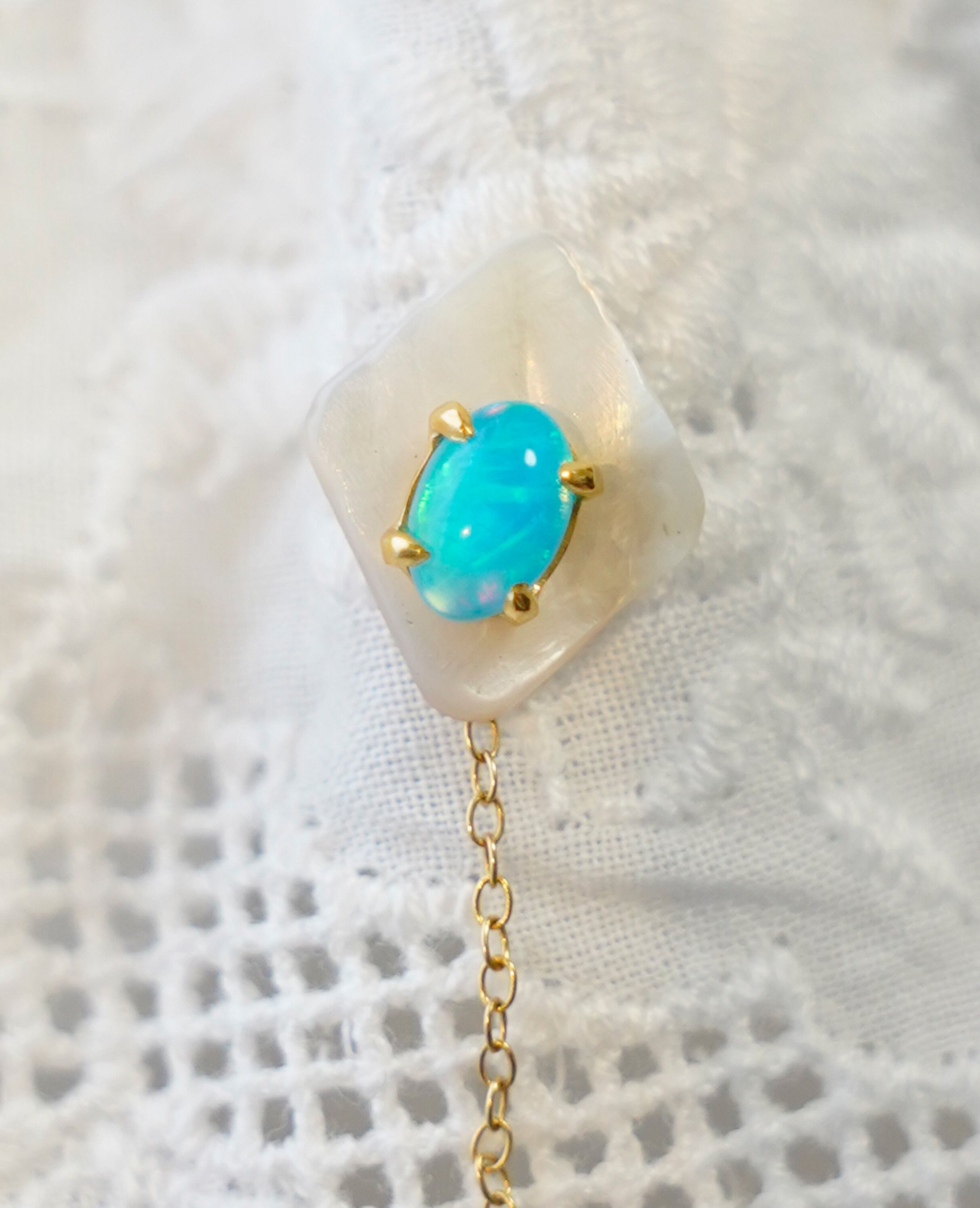 (SV)Thalatta pierced(ClearTourmaline)