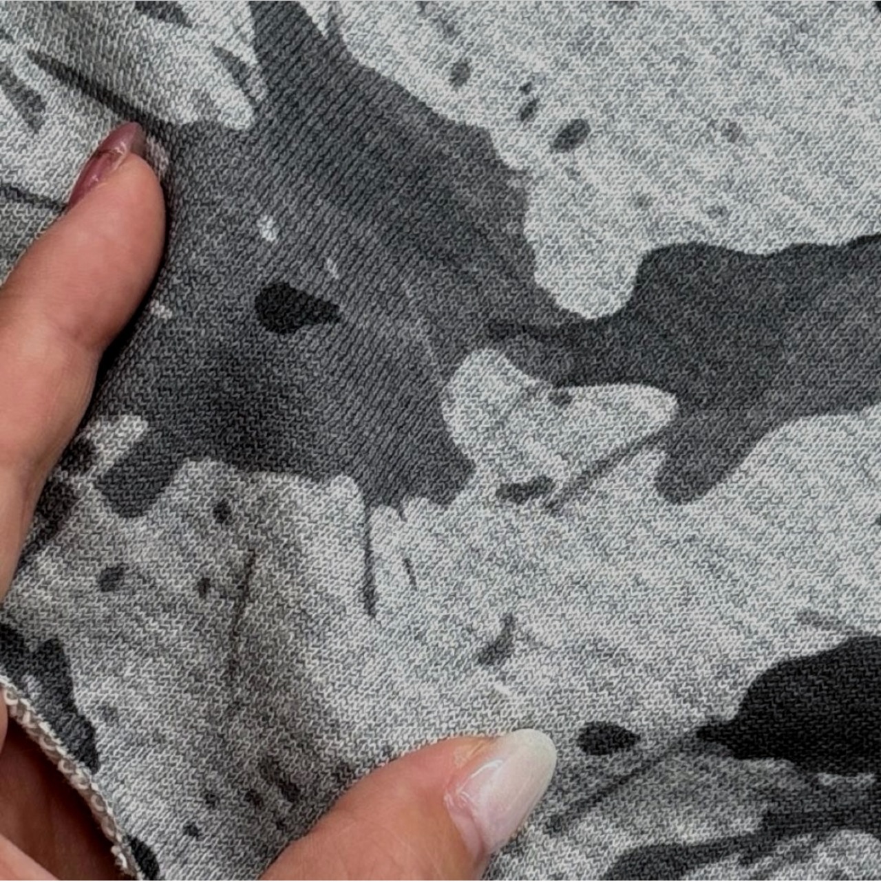 ★TC766◆1m◆綿100%裏毛ニット生地◆マレファブ◆バシャン