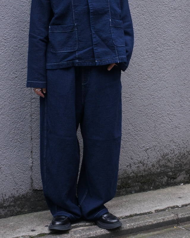 【NARU FACTORY×ROGER’S Northland】 SASHIKO TROUSER 【NARU FACTORY×ROGER’S Northland】 SASHIKO TROUSER