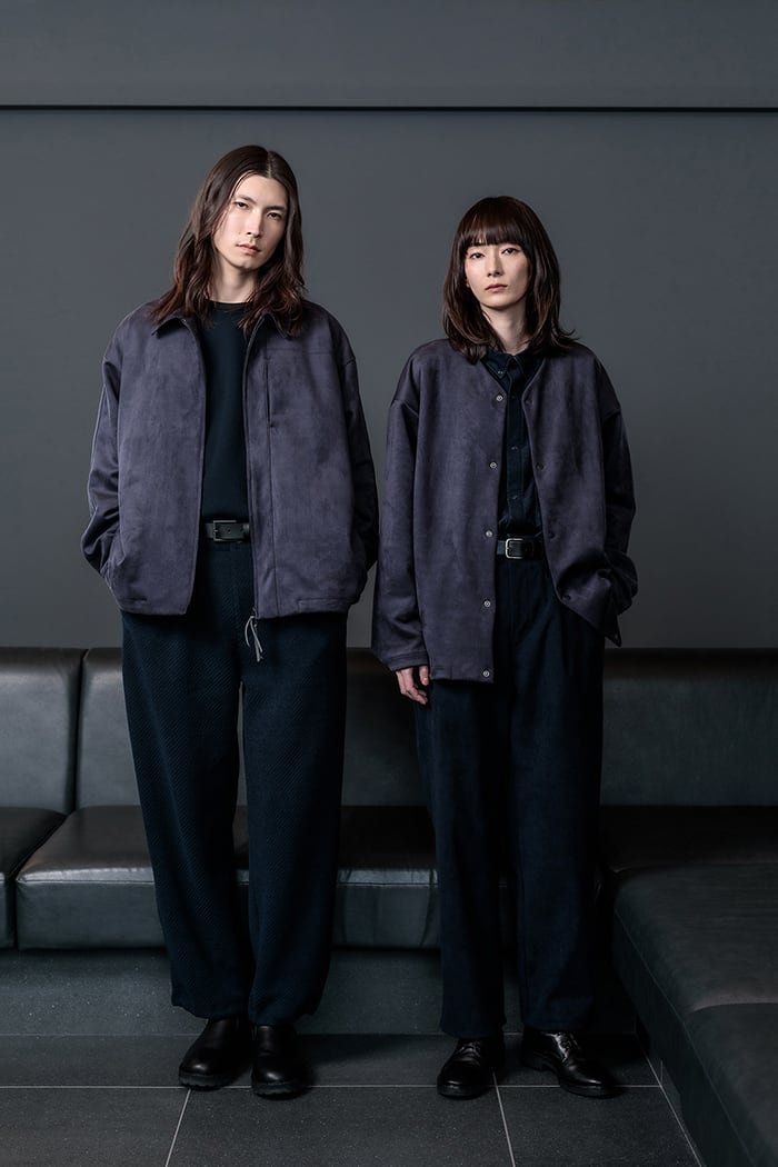 CURLY&Co.(カーリー) KNIT SUEDE ZIP-UP BLOUSON | サウスオレンジ