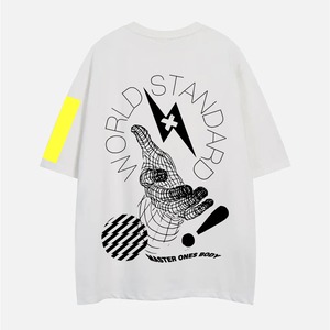 WORLD STANDARD/クルーネックプリントTシャツ/WSHT-096